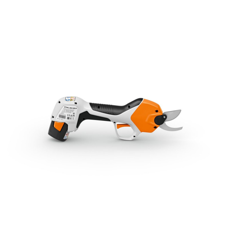 ASA 20 battery pruning shears in a set with AS 2 battery and AL 1 standard charger